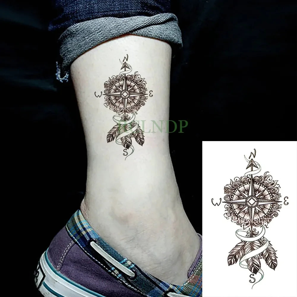 Waterproof Temporary Tattoo – Heartbeat Line, Small, Body Art for Women & Girls
