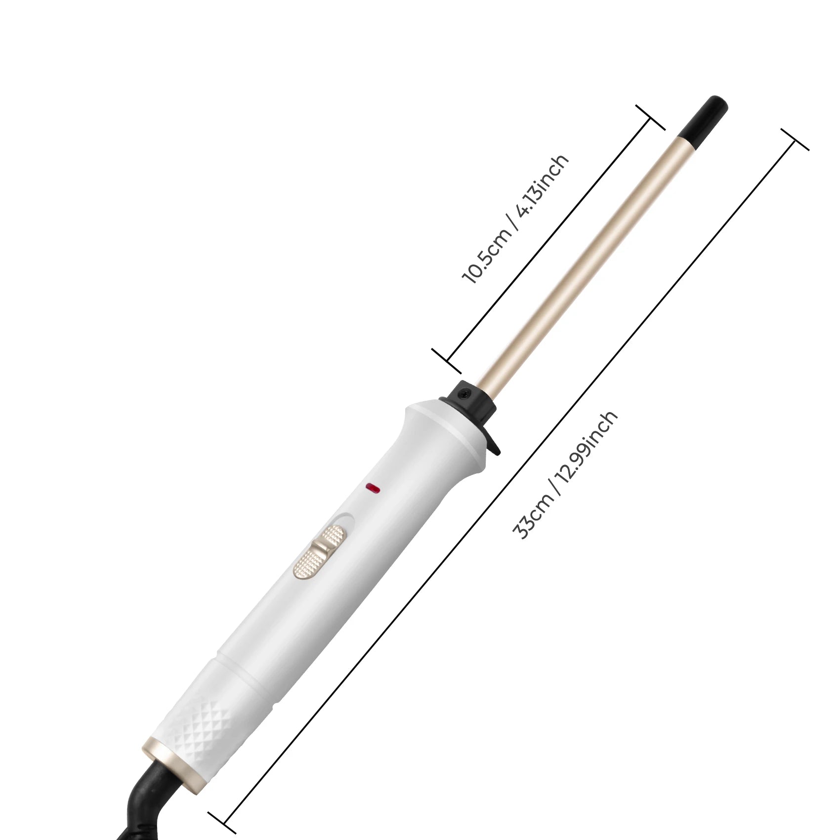 9mm Hair Curling Wand – Ceramic, Electric, Professional Curler, Salon Styling Tool