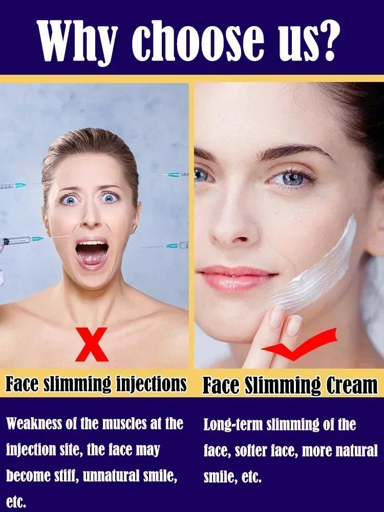 V-Shape Face Slimming Cream – Lifting, Double Chin, Cheek Slimming, Firming & Anti-Wrinkle