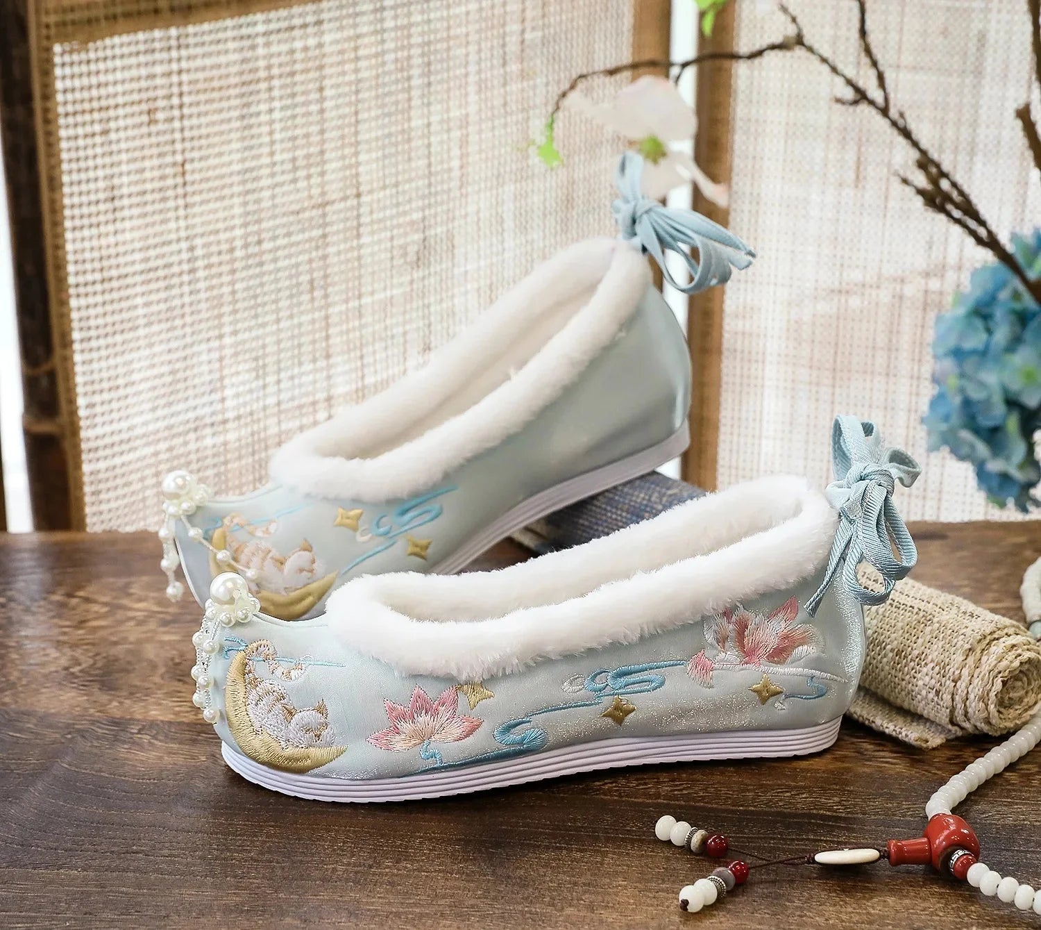 Chasing Moon Hanfu Cotton Shoes