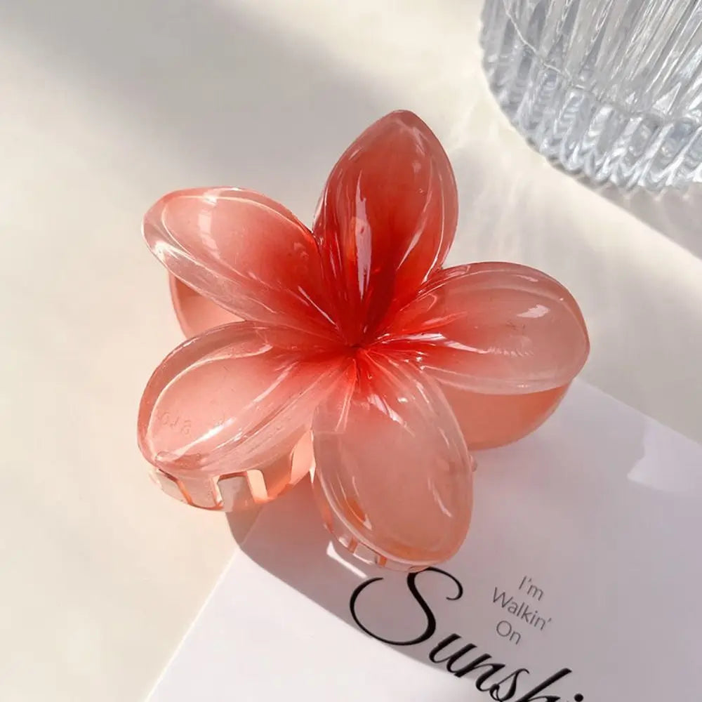 Plumeria Hair Clips – 4/8cm, Colorful Barrette