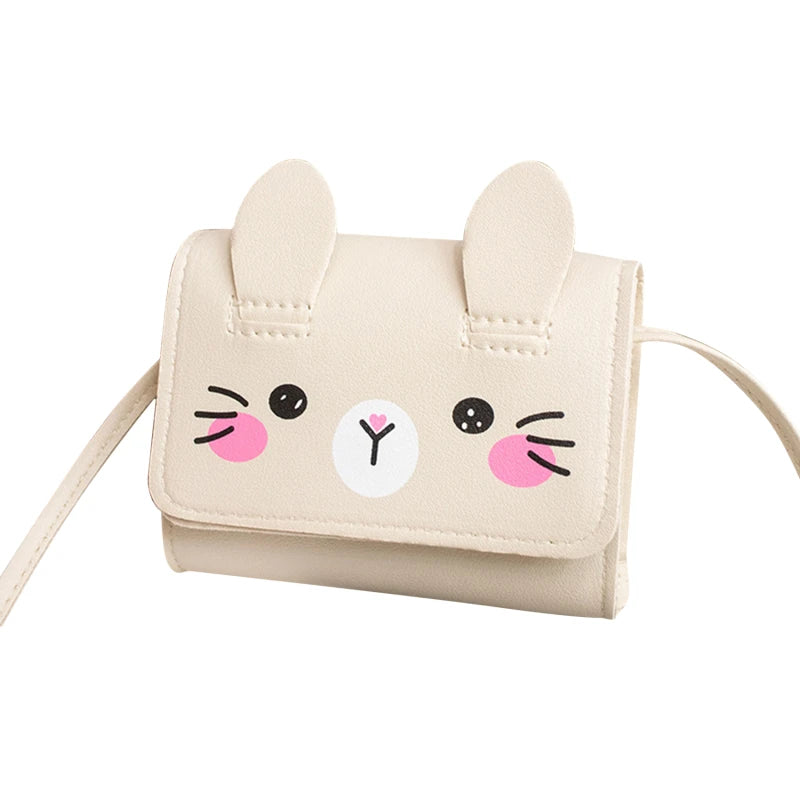 Kids Mini Handbag – PU Leather, Crossbody, Cute Coin Purse for Girls
