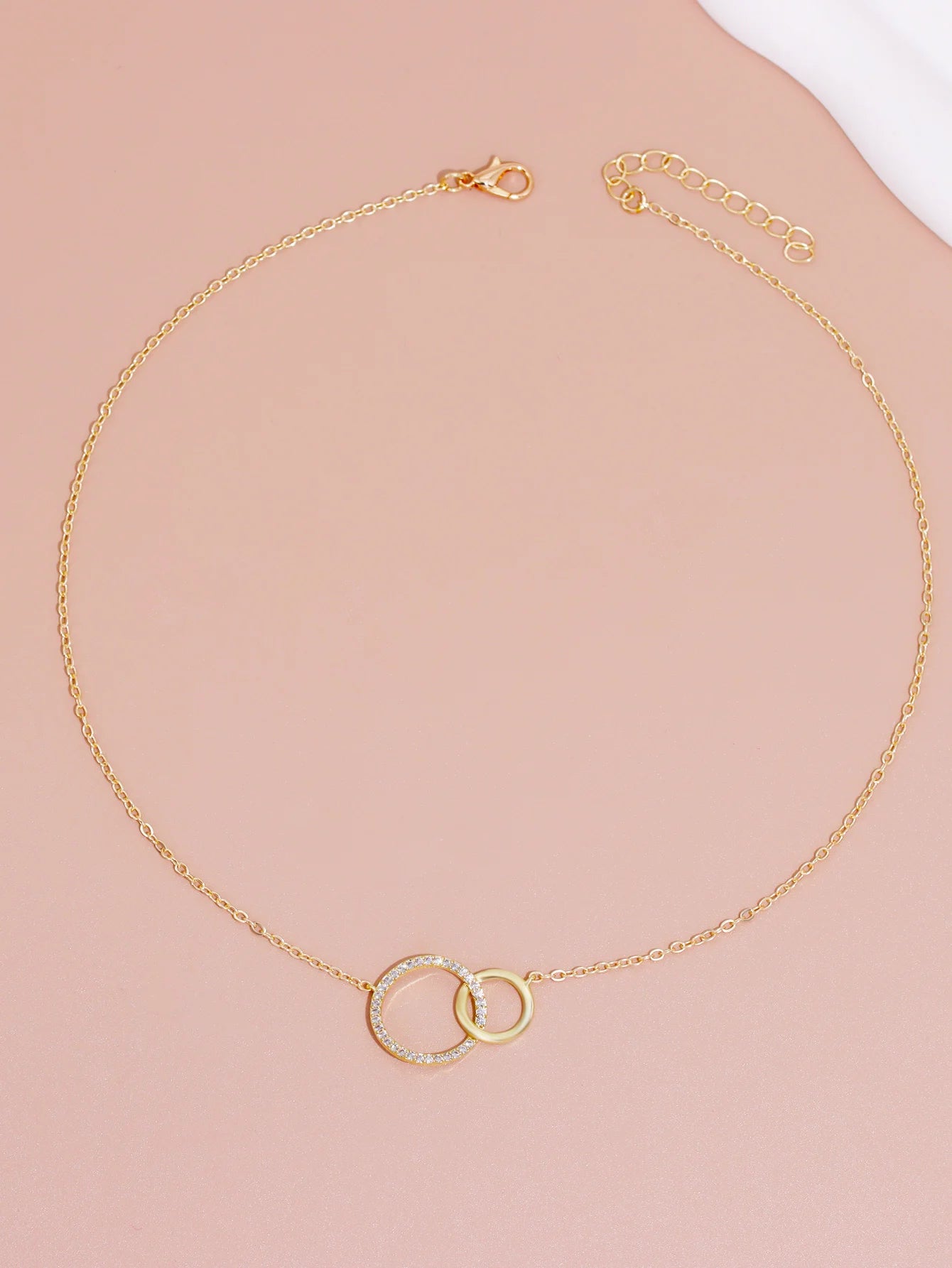 Cercle Duo – Minimalist Pendant Necklace