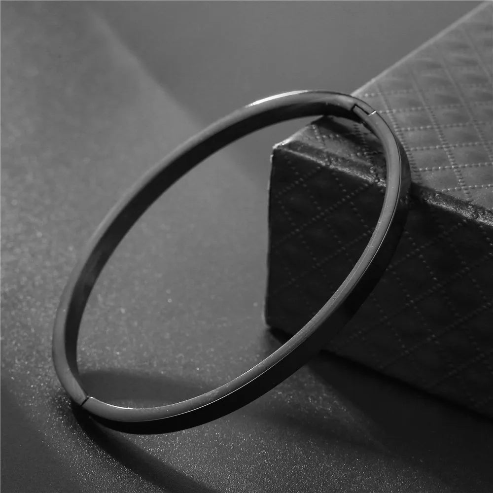 Luxe Steel Cuff Bracelet