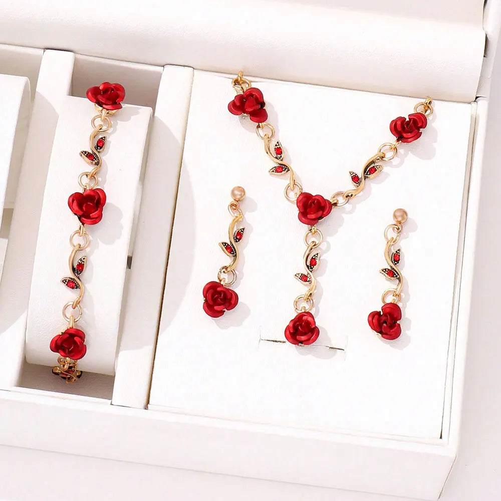 Élégance Quotidienne – 4-Piece Jewelry Set