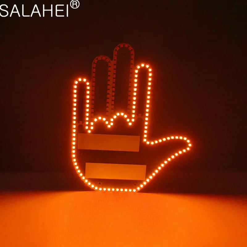 Hand Gesture LED Finger Light for Car with Remote