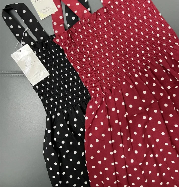 Befree Summer Dots Ruffle Maxi Dress